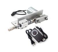 Toplionace Mini Asta Telescopica Elettrica DC 12/24V, Piccolo Attuatore Lineare con Motore Alternativo Automatico con Adattatore di Alimentazione a Velocità Regolabile (60 giri/min, 12V)