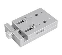 Toplionace Piattaforma Scorrevole con Vite di Comando Manuale da 60x100mm, Tavola Lineare Compatta Sull'asse X, Corsa da 20mm