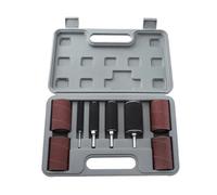 Toplionace Set di Anelli e Alberi per Carta Vetrata, Nastro Abrasivo e Anello, Rimozione e Lucidatura della Ruggine Dai Metalli, Accessori per la Levigatura del Legno