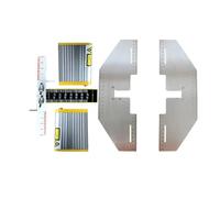 Toplionace Strumento di Allineamento Laser per L'installazione delle Guide Dell'elevatore DJ-A, Tester Laser di Complanarità Dello Scartamento Dei Binari