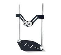 Toplionace Supporto a Doppio Rullo Regolabile in Altezza - Supporto per Materiale da Taglio per Lavorazione del Legno per Tronchi, Tubi in PVC, Trasporto e Taglio