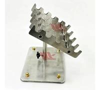 Toplionace Supporto per asta di vetro e tubo di preriscaldamento, in | Supporto di preriscaldamento regolabile in acciaio inox per lavori di bruciatore lampworking