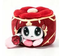 TOPLITHE Cuscino Peluche Star Rail, 3D Gatto Arredo Anime, Argenti, 16CM