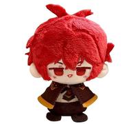 TOPLITHE Genshin Impact Peluche, Peluche Anime Simpatico Portachiavi Con Bambola Di Pezza Morbida Figura Di Carcoon for Il Regalo Dei Fan (Size : Diluc)