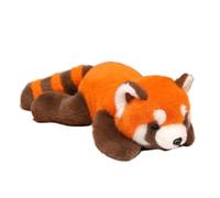 TOPLITHE Peluche Panda Rosso, Adorabili Animali Peluche Simpatico Peluche Panda Rosso for Bambine E Bambini Decorazioni Natalizie(RedPanda,60CM/23IN)