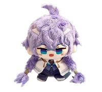 TOPLITHE Peluche Star Rail, Portachiavi in Peluche Kawaii Anime da 12Cm Bambola Peluche Morbido Honkai Cotone Adorabile for I Regali dei Fan di HSR(Bailu)