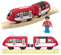 TOPLIVING Treno motorizzato per bambini piccoli con collegamento magnetico, potente camion