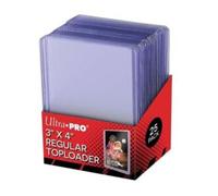 Toploader 3" x 4" ultra pro - 25 pz, protezione rigida carte standard