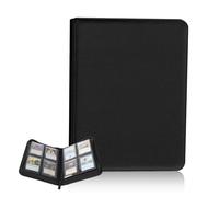 Toploader - Album di carte da collezione per 160 carte, 4 scomparti, con custodie per 3 x 4 Toploader, Trading Card Binder per Magic, YuGiOh, MTG e TCG