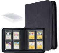 Toploader Album per carte da collezione 112 Top loader con 4 scomparti 10 pezzi