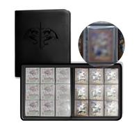 Toploader Binder,Raccoglitore con caricamento dall'alto,Cartellino Toploader, maniche da 9 pagine, fino a 288 carte. Adatto per 3x4" carte da baseball,archiviazione di album da collezione