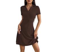 TOPLOT Abiti occidentali da donna | Abito al ginocchio | Taglio dal design elegante | Bodycone un pezzo | Stile alla moda | Facile movimento | Perfetto per le uscite casual (5237)