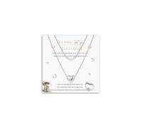 Toplstud Collana a strati con ciondolo a forma di cuore, regalo di compleanno per moglie, figlia, sorelle, mamma, Regolabile, Metallo, Non pietra preziosa