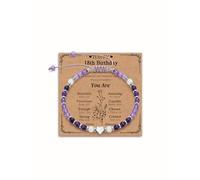 Toplstud Regalo per la prima comunione per ragazze, braccialetti con croce per figlia, nipote, adolescenti, ragazze, braccialetti con croce in acciaio inossidabile, gioielli religiosi, regali per