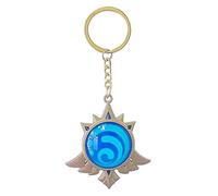TopLucky Genshin Portachiavi Luminoso Giocattolo Impact Luna City Visione Hydro Portachiavi Oro Gioco Figura