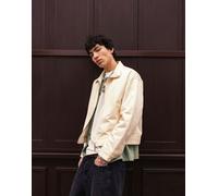 Topman - Giacca harrington in twill bianca-Bianco L