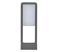 Topmo-plus lampioncino da giardino Antracite Palo da giardino moderna lampada aiuola terra Patio / 25W LED bridgelux SMD/illuminazione palo grigio 45CM bianco caldo