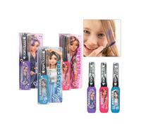 TOPModel Beauty and Me - Set di 3 mascherine per capelli, colore: Blu/Rosa/Viola