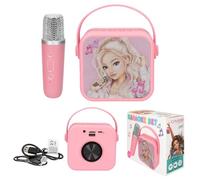 TOPModel - Set karaoke con microfono, 4 cambiamenti di voce, altoparlante Bluetooth per bambini