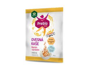 Topnatur - Farina d'avena Prebio con latte, banana + proteine, 65 g