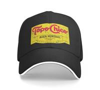 Topo Chico Agua Minerale usurato e Lavato Logo Acqua Minerale frizzante Classico Berretto da Baseball Cappelli da tè Moda Uomo Tennis Donna