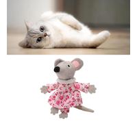 Topo da Gatto Rosa con Erba Gatta e Design RÃ©sistante al Morso per Alleviare la Noia