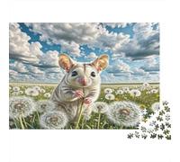 Topo dei Campi Puzzle 1000 Pezzi Puzzle per Adulti Soffione Gioco di Puzzle 1000 Pezzi Rilassante Decorazione Casa Regalo 38x26cm/1000pcs