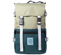 Topo Design - Zaino 20L - Rover Pack Classic Oil Green/Dark Pine in Nylon - Beige