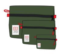 Topo Designs - Accessory Bag Bundle - Accessori zaino Micro/Small/Medium olivia