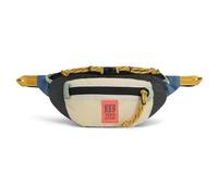 Topo Designs Marsupio da montagna, marsupio, 100% nylon riciclato, capacità 2 l, cerniere YKK, Blu pietra/Bianco Osso, taglia unica