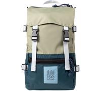 Topo Designs Rover Pack Mini - Zaino per EDC, escursioni, iconico design Denver, commercio equo e solidale + Bluesign, Verde olio/Pino Scuro, One Size, Rover Pack Mini