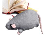 Topo di peluche - giocattolo di peluche animale realistico | mouse interattivo per alleviare lo stress e giocare un ruolo | ideale decorativo per il raduno della camera da