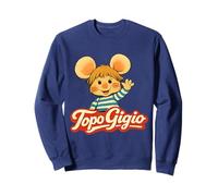 Topo Gigio Stile Cartoon Vintage Felpa