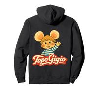 Topo Gigio Stile Cartoon Vintage Felpa con Cappuccio