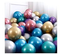 TOPOB Addensato 2,8 grammi di 30,5 cm rete per palloncini in metallo rosso cromo - Palloncino rotondo in lattice colorato Palloncino festivo Festival Palloncino palloncino (dimensioni: 2,8 grammi di