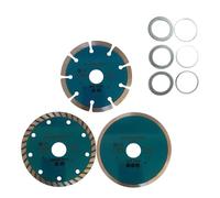 Topolenashop 3 Dischi Diamantati 115 mm per Smerigliatrice - Taglio Piastrelle Cemento Calcestruzzo Pietra Mattoni, Foro 22,23 mm, Alta Velocità 13.200 RPM | VHT02611