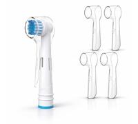 topolenashop 4 Copri Testine per Spazzolino Elettrico - Custodie Antipolvere Riutilizzabili Compatibili con Molte Testine, Protezione per Ricambi da Bagno e Viaggio 02859