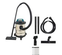 topolenashop Bidone Aspirapolvere Aspiratutto Solidi e Liquidi 20L, 1000W, 16 KPa, Filtro HEPA Lavabile, Funzione Soffiante, Tubo 1.5m, Uso Professionale e Domestico 230V VP11931