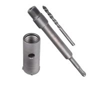 Topolenashop Carotatrice SDS Plus per Calcestruzzo e Cemento | Fresa a Tazza Professionale con Asta 110 mm | Punta Foratura Profonda per Muro, Edilizia, Ristrutturazioni e Impianti (Tazza 30 cm)