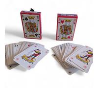topolenashop Carte Francesi da Gioco 2 Mazzi da 54 Carte Plastificate Resistenti Professionali per Poker, Burraco Scala 40 Bridge Scorrevoli e Facili da Mischiare Completo da Tavolo e Viaggio 348918