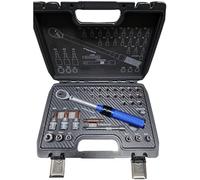 topolenashop Chiave Dinamometrica 1/4" 5-25 Nm Set 33 Pezzi | Cricchetto 72 Denti Alta Precisione con Bussole Torx Esagonali per Auto Moto Bici Fai-da-Te | Custodia Rigida Inclusa