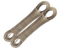 Topolenashop Filo Stendibiancheria 40m con Anima in Acciaio Ø2mm 2 Cavi da 20m Antiruggine Impermeabile per Esterno Bucato da Balcone, Giardino, Campeggio Filo Stendipanni Robusto 2406309