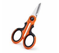 Topolenashop Forbice per Elettricista in Acciaio Inox - Lame Microdentate per Taglio Cavi Elettrici, Fili e Guaine - Impugnatura Ergonomica Antiscivolo Uso Professionale | 54913