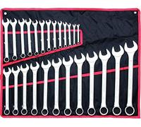 topolenashop KIT SET 25 CHIAVI FORCHETTA A STELLA COMBINATE IN ACCIAIO FISSE POLIGONO INGLESI