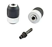 Topolenashop Mandrino Autoserrante 2-13mm con Attacco SDS Plus - Mandrino Trapano Universale, Serraggio Rapido, Compatibile Bosch GSB GSR, per Punte Trapano, HSS Resistente, Adattatore Incluso