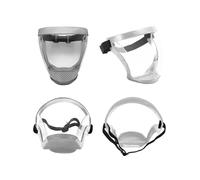 TopoLenaShop Maschera Visiera Protettiva per Decespugliatore, Casco Motosega e Tosaerba con Protezione Trasparente