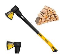 topolenashop Mazza Accetta Ascia Spaccalegna 1250gr Manico in ABS Professionale Legna