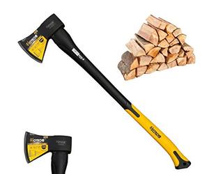 topolenashop Mazza Accetta Ascia Spaccalegna 1250gr Manico in ABS Professionale Legna