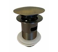 Topolenashop Piletta Scarico Click Clack Universale Tappo Lavabo Lavello Bidet 59604 Bronzo Scuro