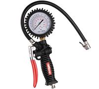 Topolenashop PISTOLA GONFIAGGIO SCONFIAGGIO MANOMETRO PER COMPRESSORI ARIA RUOTE AUTO MOTO